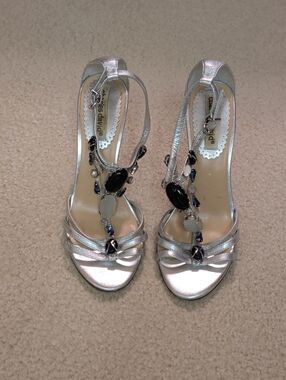 Beautiful Bejeweled Charles David Heels